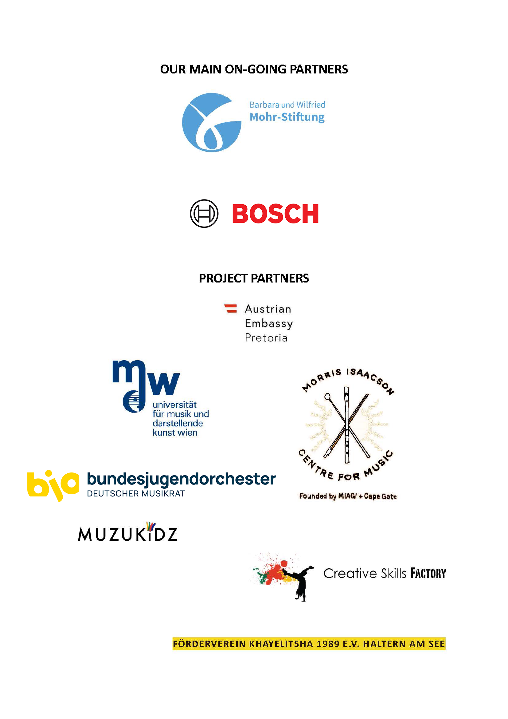MIAGI Sponsors and Partners