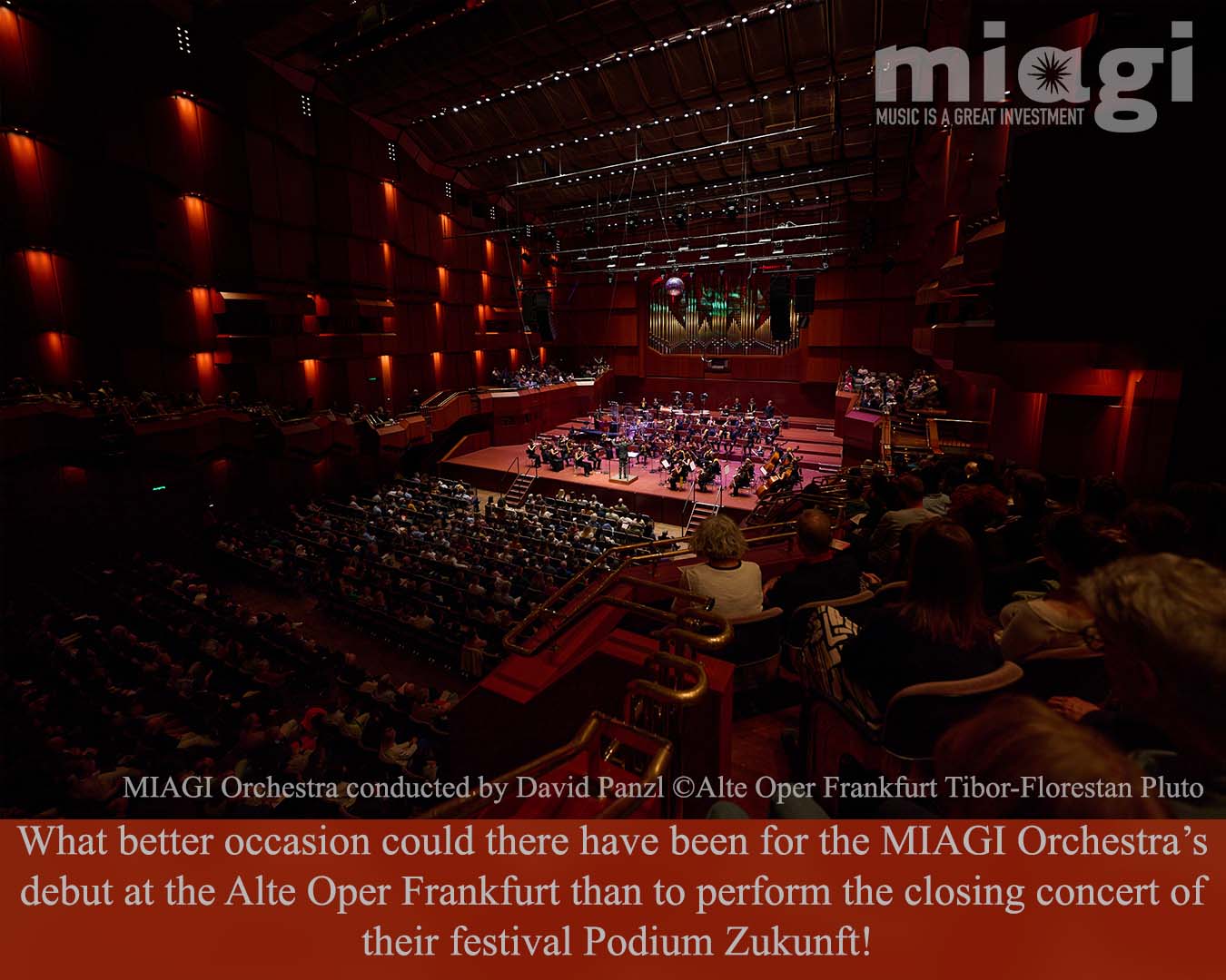 MIAGI Orchestra in the Great Hall of the Alte Oper in Frankfurt