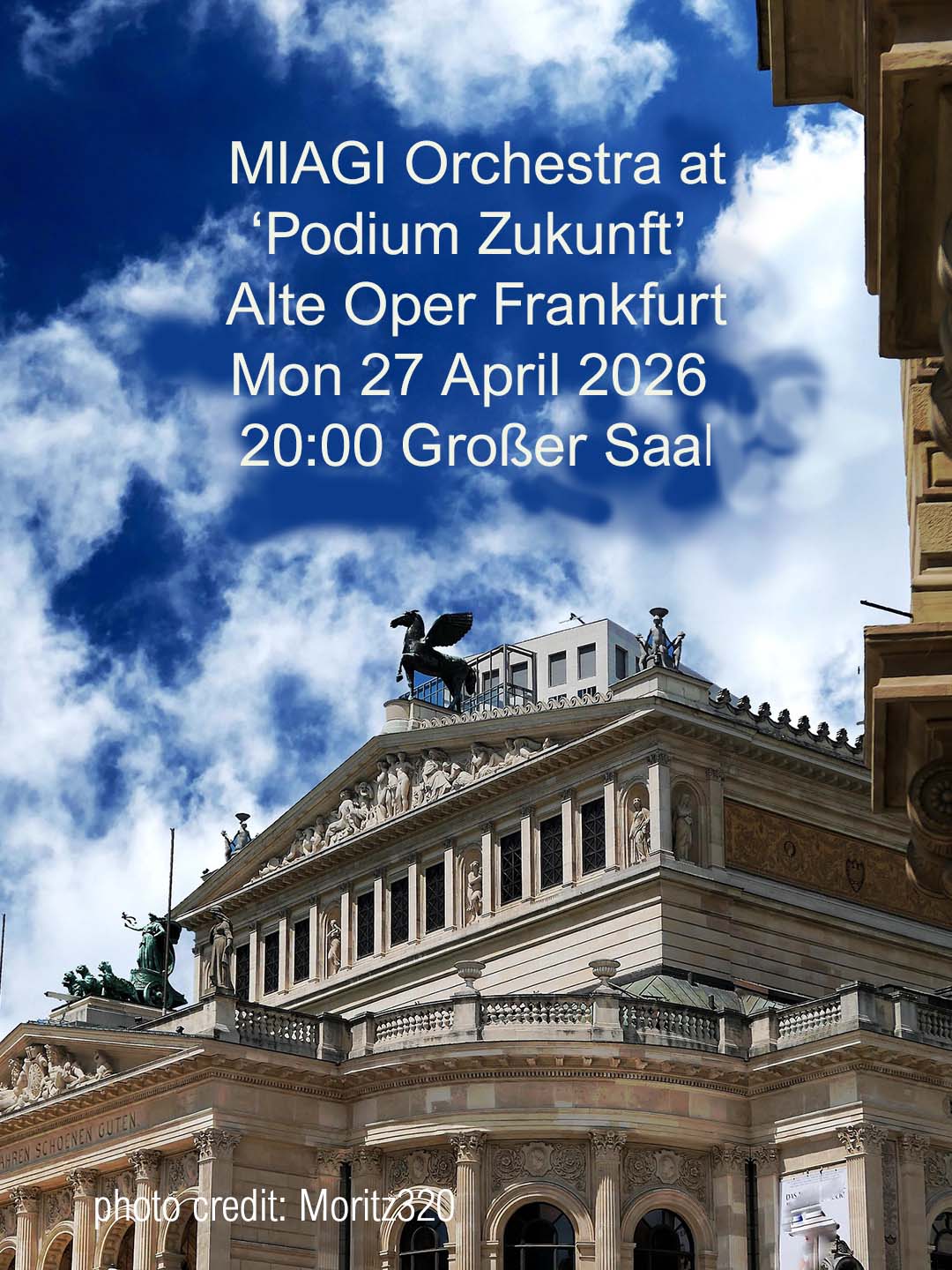 MIAGI Orchestra at Podium Zukunft at the Alte Oper in Frankfurt